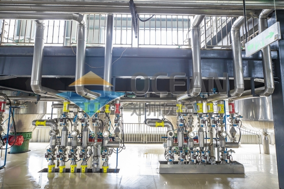 Pabrik Penyulingan Minyak Goreng Tinytech Continuous 440V Stainless Steel 3 Phase