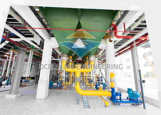Mesin Pabrik Pretreatment Minyak Disesuaikan OEM Dengan Sistem Perlindungan Tekanan
