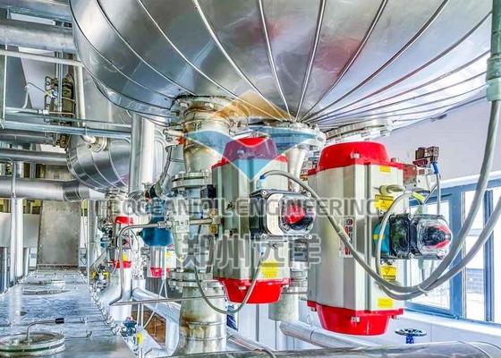 200 - 500TPD Peralatan Pemurnian Minyak Goreng ISO9001 Dengan Sistem Kontrol PLC