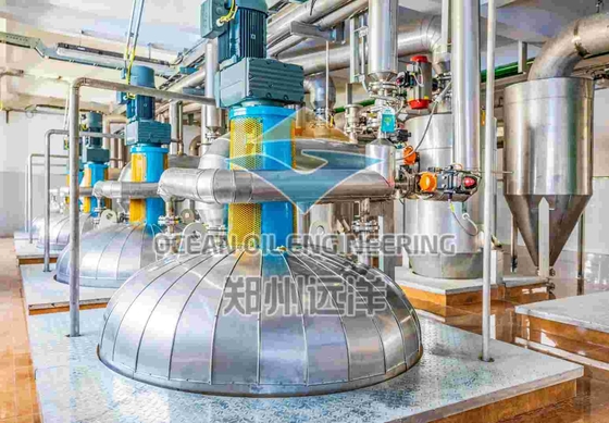 Biji Teh Pabrik Pengolahan Minyak Makanan Berkelanjutan 3 Fase 220V/380V 10-5000 TPD