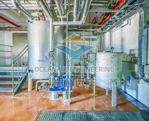 Sistem Kontrol PLC Peralatan Pemurnian Minyak Makanan Untuk Produksi 200-500TPD