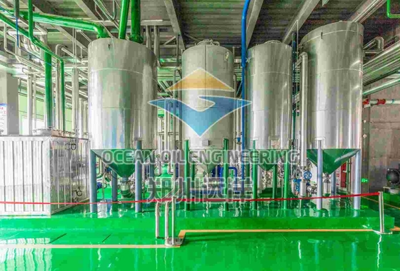 30-1500 ton Kapasitas Pabrik Pra-Pengolahan Minyak Dengan Vibrating Sieve