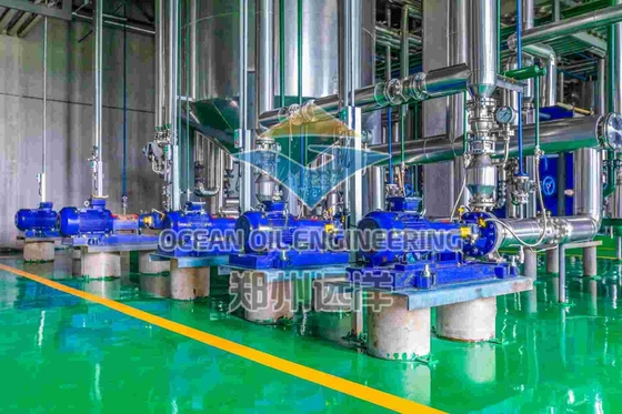 Peralatan Pemurnian Minyak Makan Otomatis Kapasitas Produksi 500-1000T/D