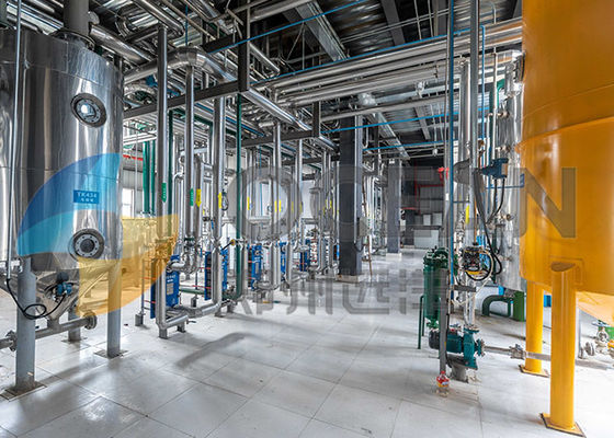 Lini Produksi Minyak Goreng Minyak Beras ISO9001 OEM 10-200TPD