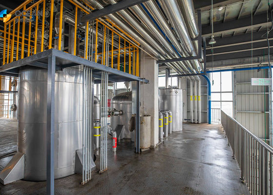 Peralatan Fraksinasi Minyak Hewan Mentah Stainless Steel ISO9001