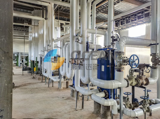 Pabrik Penyulingan Minyak Zaitun Minyak Sawit ISO9001 Peralatan Pabrik Minyak Goreng
