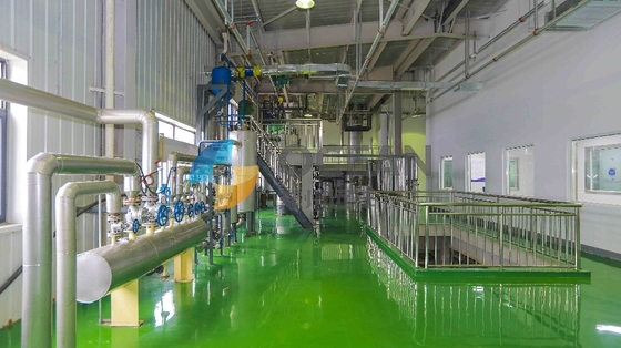 Peralatan Pengolahan Minyak Goreng Fiberglass Otomatis 1000TPD Lini Produksi Minyak Goreng