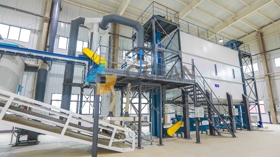 Memasak Pabrik Penyulingan Minyak Nabati Penghematan Energi 1500TPD OEM