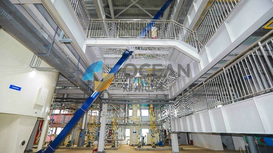 Memasak Pabrik Penyulingan Minyak Nabati Penghematan Energi 1500TPD OEM